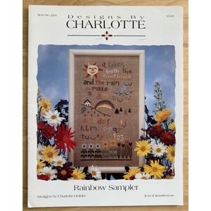 Designs by Charlotte Cross Stitch Pattern Leaflet RAINBOW‎ SAMPLER
